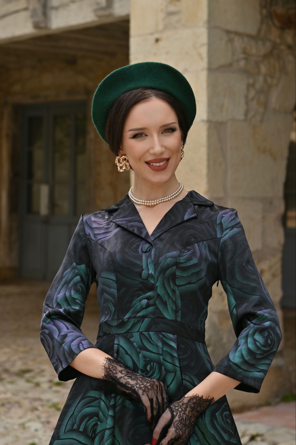 Amara Rose Swing Dress in Extended Sizing